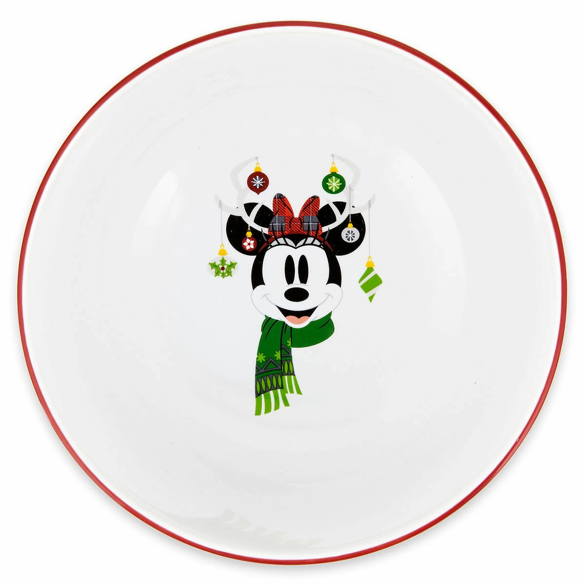 Brand new ๐งจ Disney Cereal Bowl - Santa Minnie Mouse Holiday - Reindeer ๐ฅฐ
