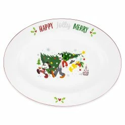Best deal 🤩 Disney Serving Platter - Santa Mickey Mouse And Friends Holiday 😀