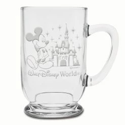 Best Sale 😉 Disney Arribas Glass Mug - Mickey And Castle - Personalizable - 16oz 🔥
