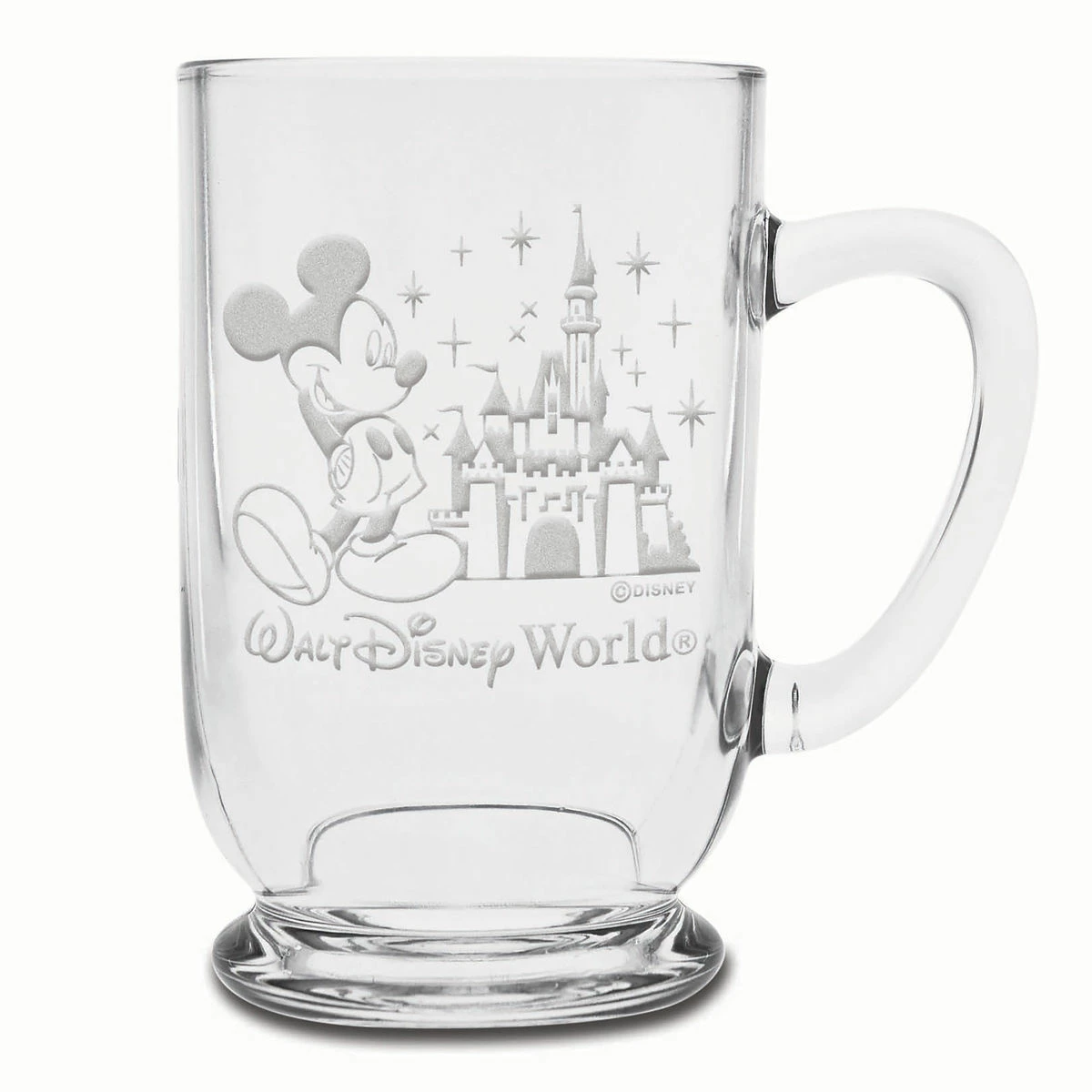 Best Sale ๐ Disney Arribas Glass Mug - Mickey And Castle - Personalizable - 16oz ๐ฅ