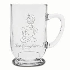 Best deal 💯 Disney Arribas Glass Mug - Donald Duck - Personalizable - 16oz 🔥