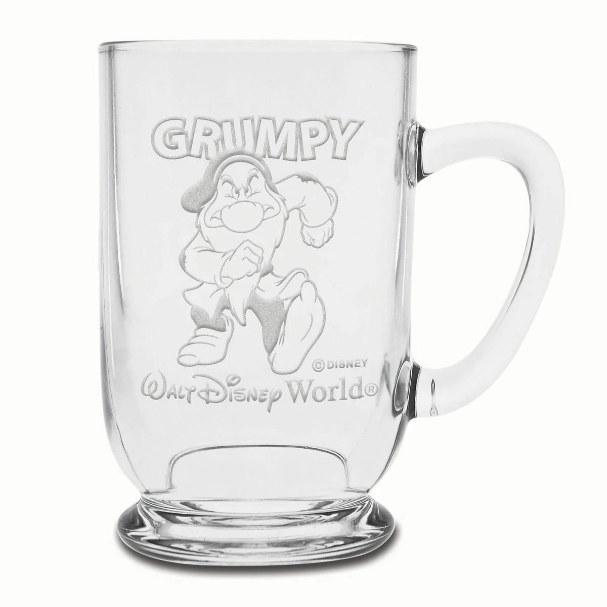 Wholesale 👏 Disney Arribas Glass Mug - Grumpy - Personalizable - 16oz 🤩