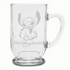 Outlet ⭐ Disney Arribas Glass Mug - Stitch - Personalizable - 16oz 🥰