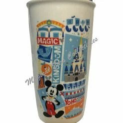 New ⭐ Disney Travel Tumbler - Starbucks - Magic Kingdom Park Icons 🎁