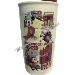 New ❤️ Disney Travel Tumbler - Starbucks - Hollywood Studios Park Icons 🥰