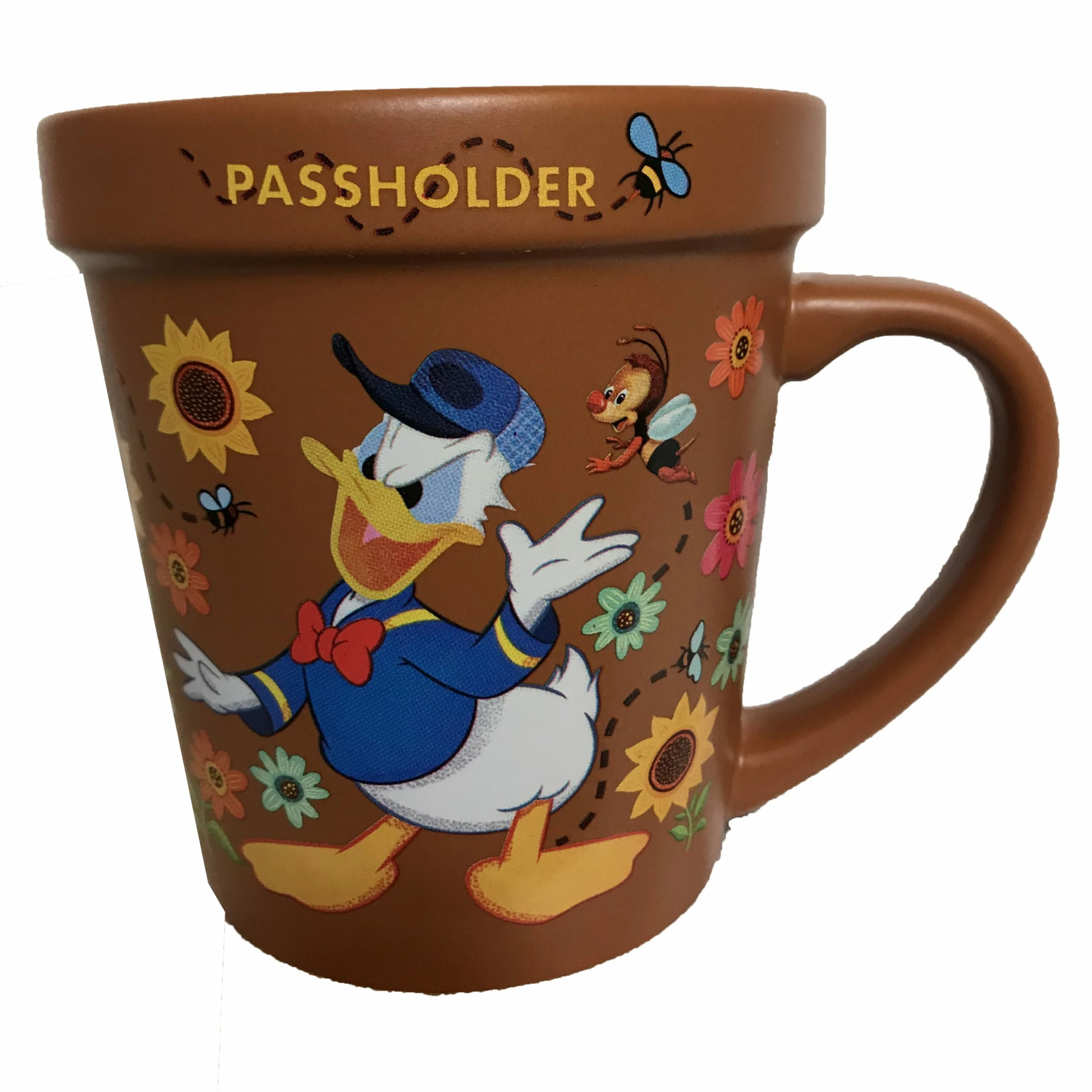 Best Sale ⭐ Disney Coffee Mug - 2019 Flower And Garden - Donald Duck Passholder 🌟
