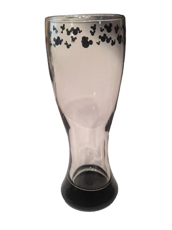 Cheap ๐ฅ Disney Pilsner Glass - Etched Mickey Mouse Icons - Black โ