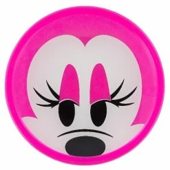 Best Pirce 🥰 Disney Glass Plate - Minnie Mouse With Silicone Cover 🎁