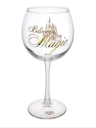 Flash Sale ๐ Disney Goblet Wine Glass - Believe In Magic - Castle ๐