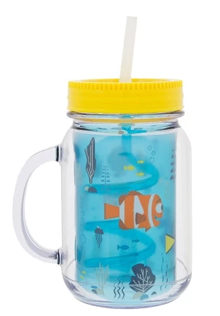 Budget โญ Disney Tumbler With Straw - Dory Mason Jar ๐
