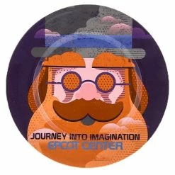 New 😀 Disney Dessert Plate - Attraction Poster - Journey Into Imagination 😍