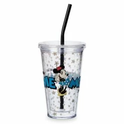 Best Pirce 😉 Disney Tumbler With Straw - Minnie Mouse - One And Only 💯