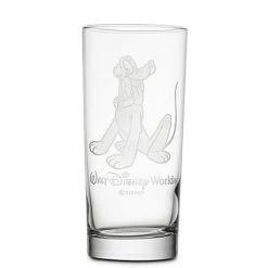 New ❤️ Disney Arribas Glass Tumbler - Pluto - Personalizable 🤩