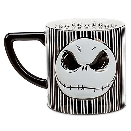 Budget ๐ฅฐ Disney Coffee Mug - Jack Skellington - Striped ๐