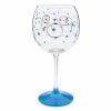 Discount 😀 Disney Wine Glass - Happy Hanukkah - Mickey Mouse Icon Goblet 🧨