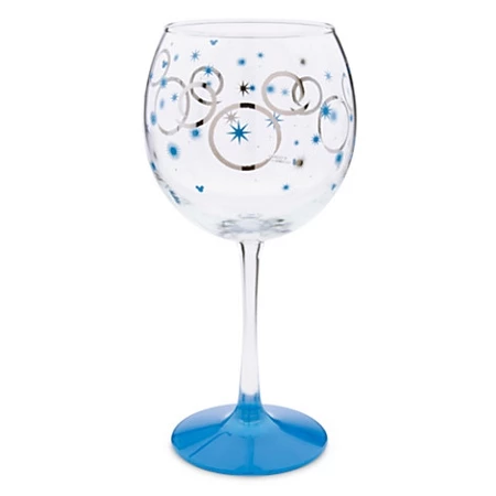 Discount ๐ Disney Wine Glass - Happy Hanukkah - Mickey Mouse Icon Goblet ๐งจ