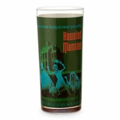 Deals 😉 Disney Glass Tumbler - Haunted Mansion/Pirates Of The Caribbean - Tall 😉