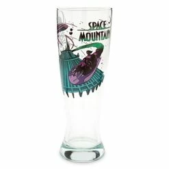 Best Pirce 😀 Disney Pilsner Glass - Space Mountain - Attraction Poster 🎁
