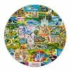 Coupon 😀 Disney Dinner Plate - Magic Kingdom Map Plate - 11" 🔔