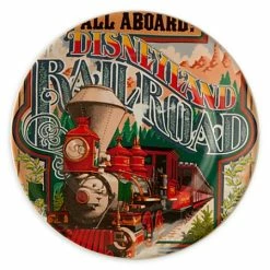 Cheapest ⭐ Disney Dessert Plate - Attraction Poster - Disneyland Railroad - 7'' 🎉