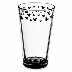 Best Sale ⌛ Disney Glass Tumbler - Etched Mickey Mouse Icons - Black 😀