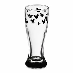 Discount 🔔 Disney Mini Glass - Etched Mickey Mouse Icons - Black 🛒