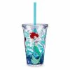 Brand new 👍 Disney Tumbler With Straw - Ariel - Under The Sea - The Little Mermaid 🎉
