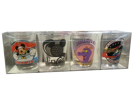 Buy ๐ Disney Shot Glass Set - Epcot - Ride Attractions ๐