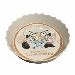 New ⌛ Disney Baking Dish - 2019 Epcot Food And Wine - Chef Mickey & Minnie 🛒
