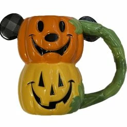 Outlet 👏 Disney Coffee Mug - Mickey Mouse Pumpkin Stacked 🎁