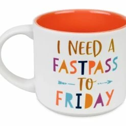 Cheap 😀 Disney Coffee Mug - I Need A FastPass To Friday ✔️