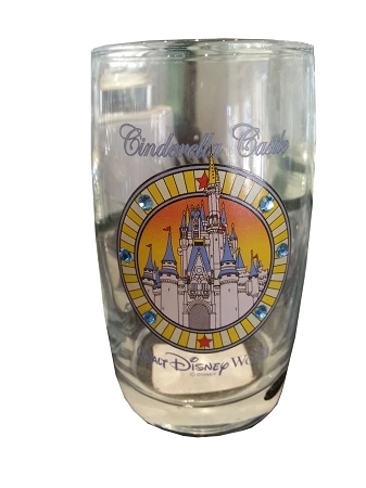 Cheap π Disney Arribas Juice Glass - Cinderella Castle - Jeweled π