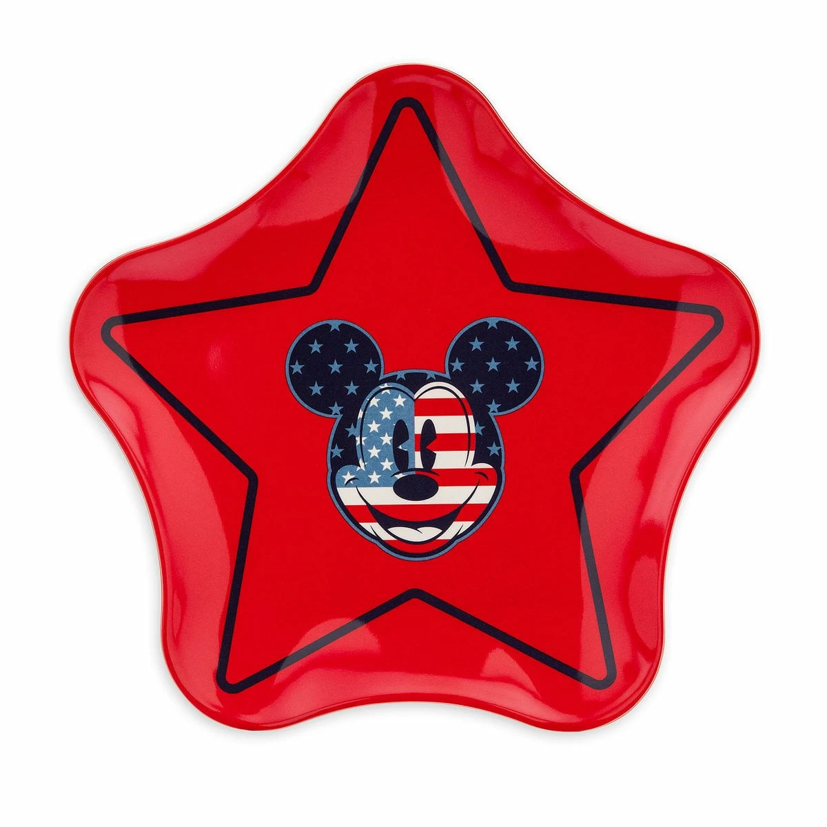 Discount ✨ Disney Small Plate - Mickey Mouse Americana - Star ✔️