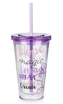 Top 10 ๐ Disney Tumbler With Straw - Minnie Mouse Quotes - Purple ๐