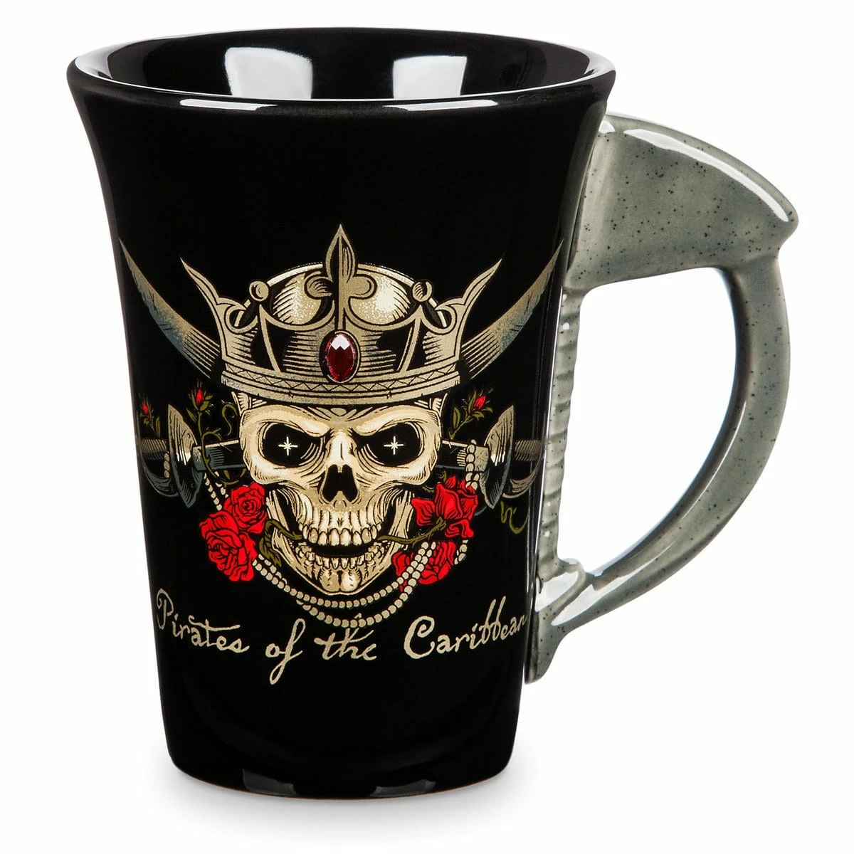 Outlet 🎉 Disney Coffee Mug - Pirates Of The Caribbean - Skull And Roses ⭐