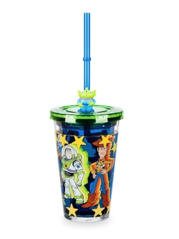 Budget โ Disney Tumbler With Straw - Toy Story Crew With Alien Straw ๐