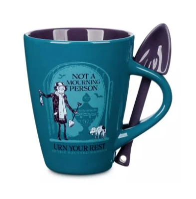 Discount π Disney Mug And Spoon Set - The Haunted Mansion Gravedigger β