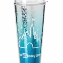 Brand new 🔥 Disney Travel Tumbler - Fantasyland Castle - Arendelle Aqua 🧨