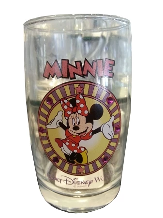 New π₯° Disney Arribas Juice Glass - Minnie Mouse - Jeweled β¨