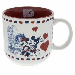 Coupon 🎁 Disney Coffee Mug - World Showcase Paris - Mickey And Minnie - Hearts ⌛