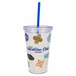 Outlet ❤️ Disney Tumbler With Straw - Disney Vacation Club - Resorts 🌟