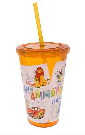 Brand new ๐ฅ Disney Tumbler With Straw - Art Of Animation ๐