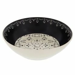 Cheap 👍 Disney Bowl - Mickey Mouse Icons - Black And Cream ⌛