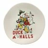 Brand new 🔔 Disney Dessert Plate - Holiday Donald Duck - Duck The Halls ✨