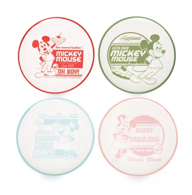 Deals ๐ Disney Cake Plate Set - Mickey And Minnie Mouse Retro ๐