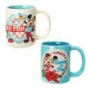 New ⭐ Disney Coffee Mug Set - Mickey And Minnie Mouse Retro 🛒