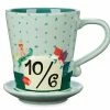Best Sale 👏 Disney Coffee Mug With Saucer - Mad Hatter - Alice In Wonderland 🌟