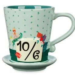 Best Sale 👏 Disney Coffee Mug With Saucer - Mad Hatter - Alice In Wonderland 🌟