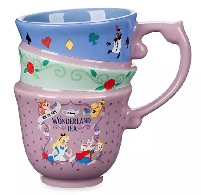 Cheapest β¨ Disney Coffee Mug - Alice In Wonderland - Triple Stacked π