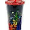 Promo ✔️ Disney Tumbler With Straw - Rainbow Castle - Walt Disney World 🤩
